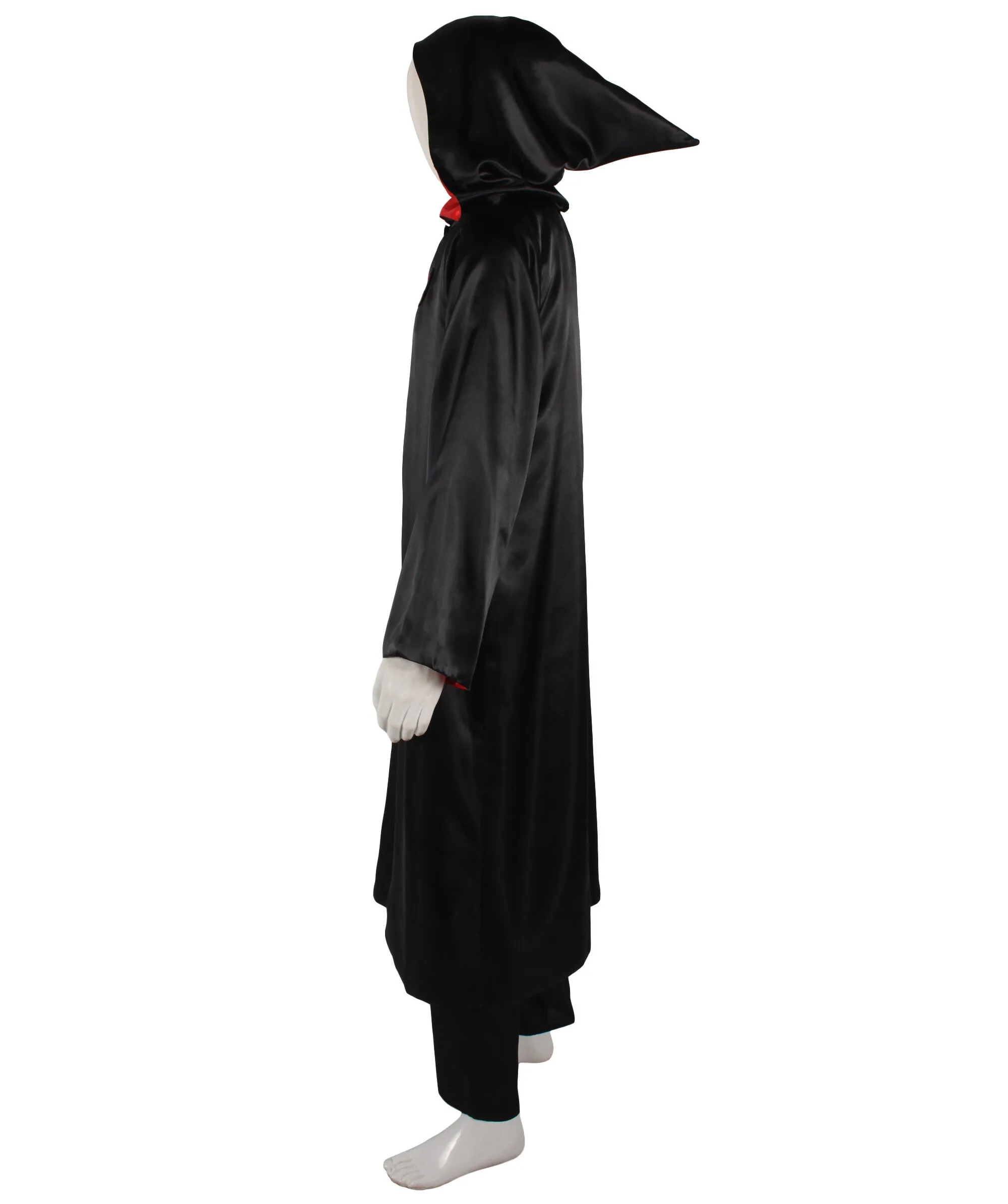 Adult Men's Fantasy Novel Series Wizard Black Robe Cloak Costume | Suitable for Halloween | Flame-retardant Synthetic Fabric