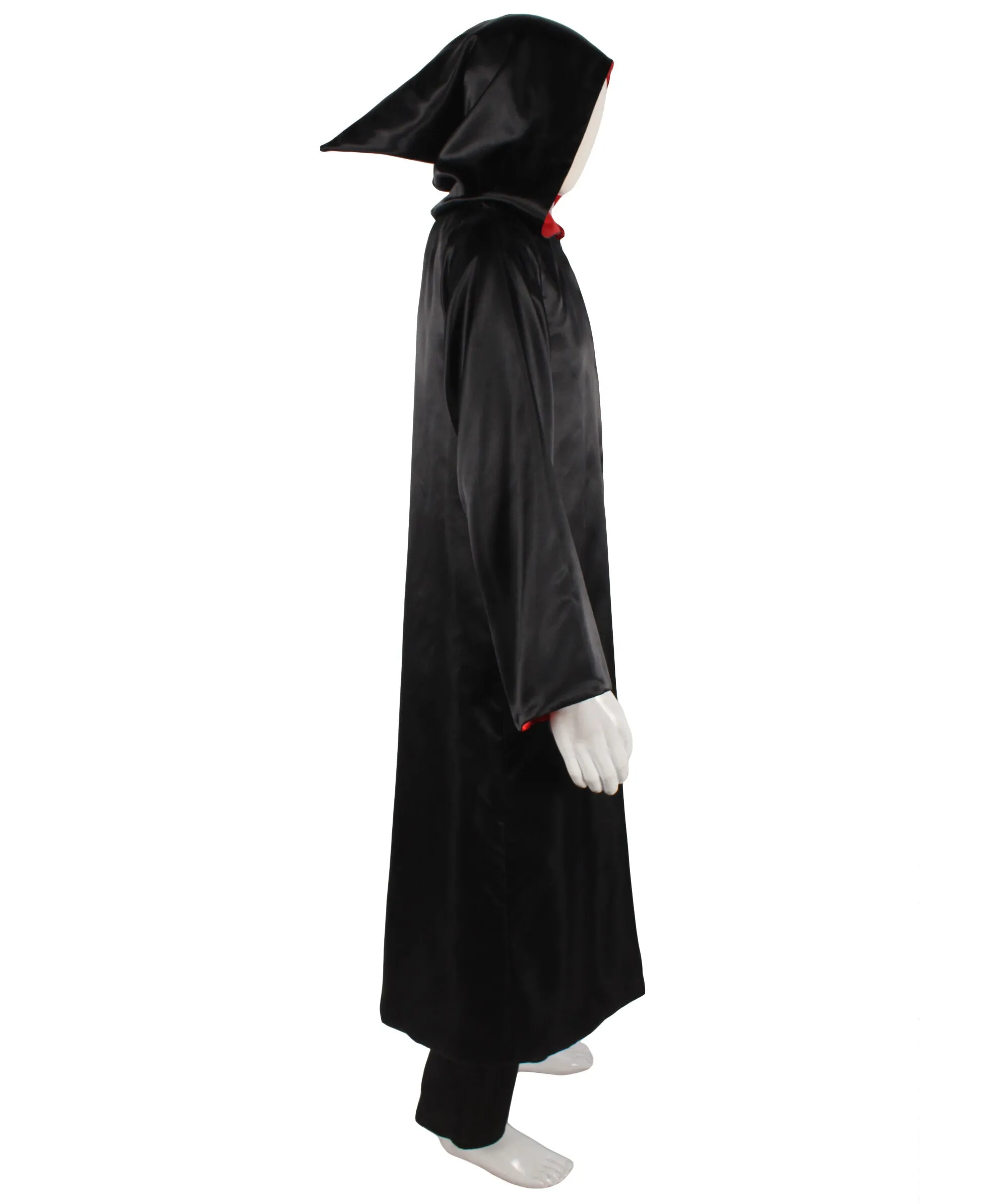 Adult Men's Fantasy Novel Series Wizard Black Robe Cloak Costume | Suitable for Halloween | Flame-retardant Synthetic Fabric