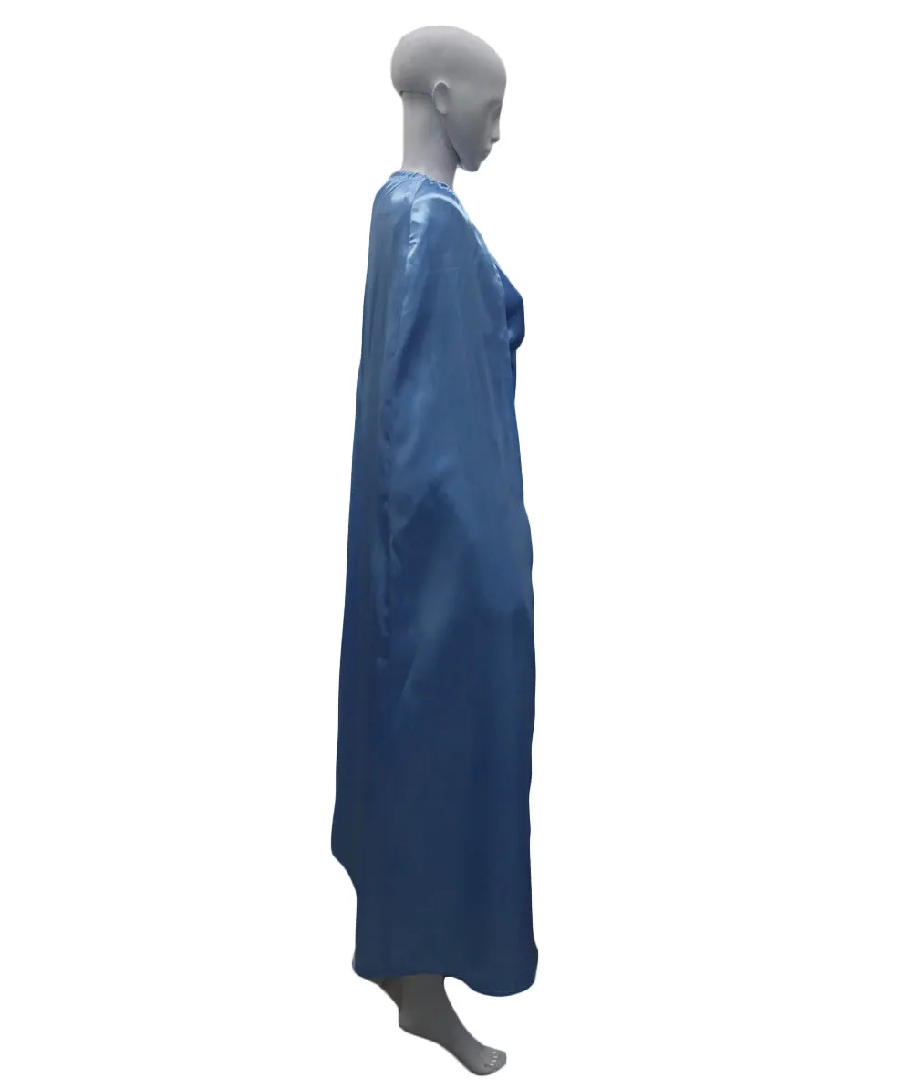 Adult Women's Dress with Cloak Costume | Blue Cosplay Costume