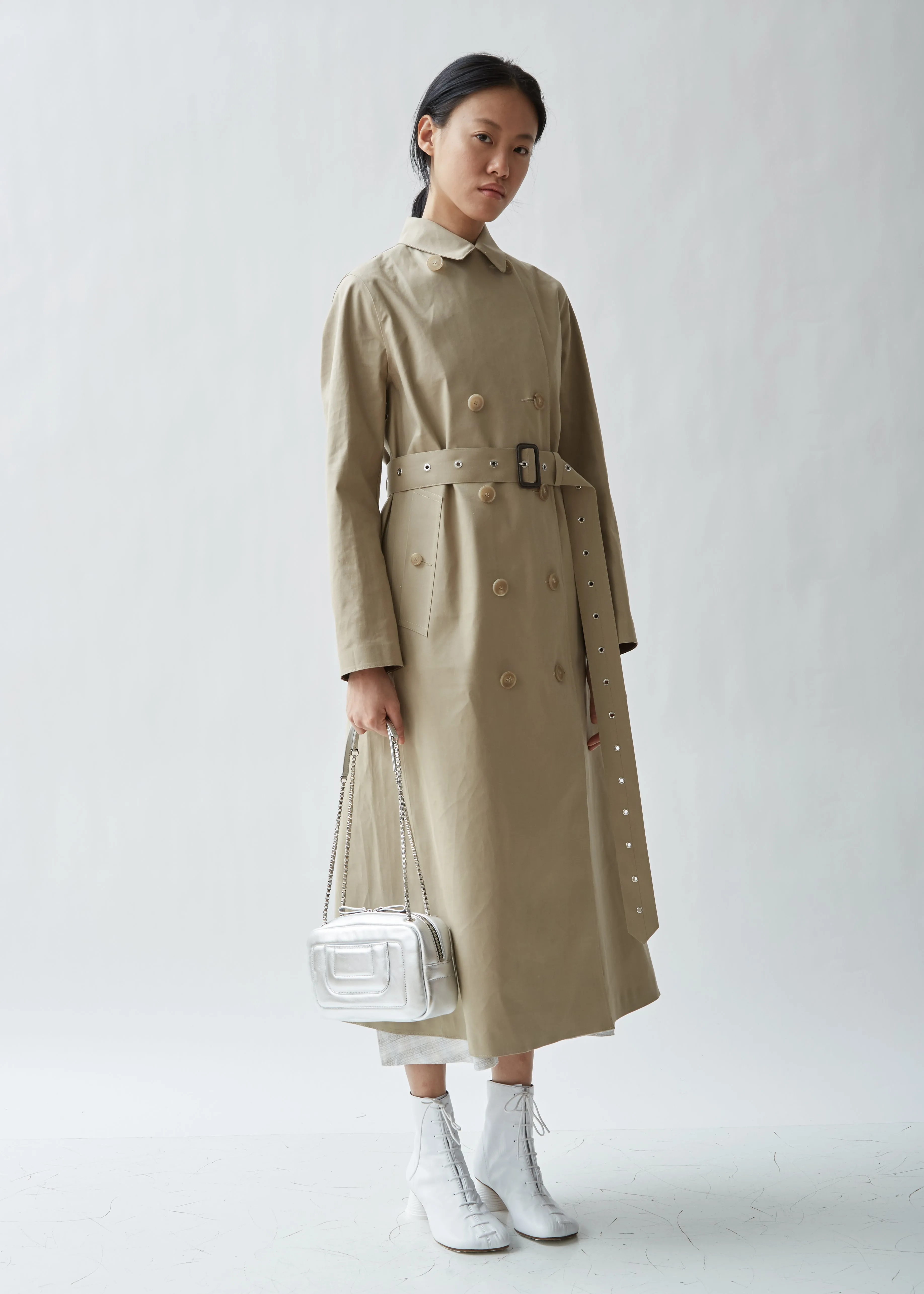 Alpha Pad Metallic Shoulder Bag