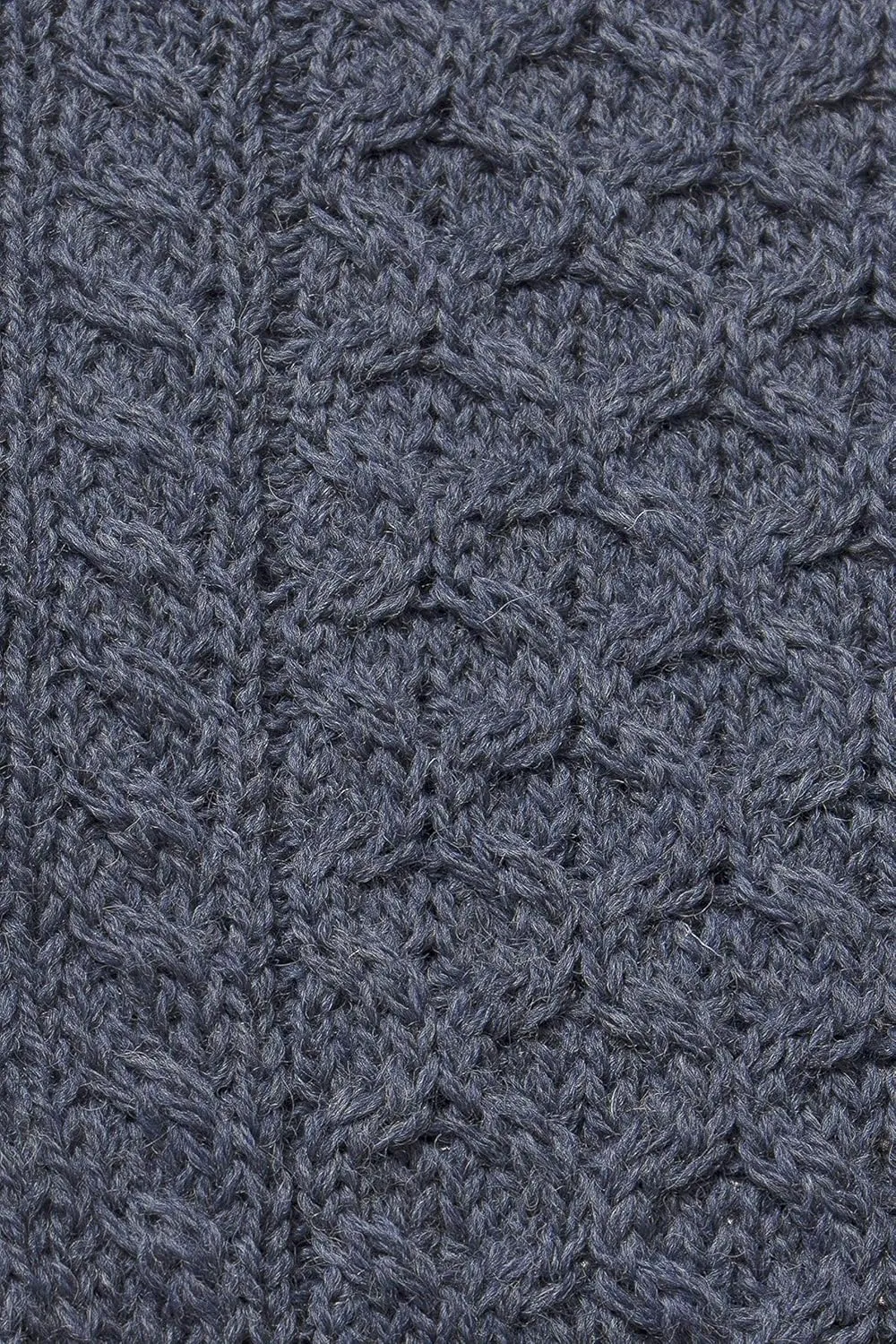 Aran Crafts Irish Soft Cable Knitted Crew Neck Unisex Sweater (100% Pure New Wool)