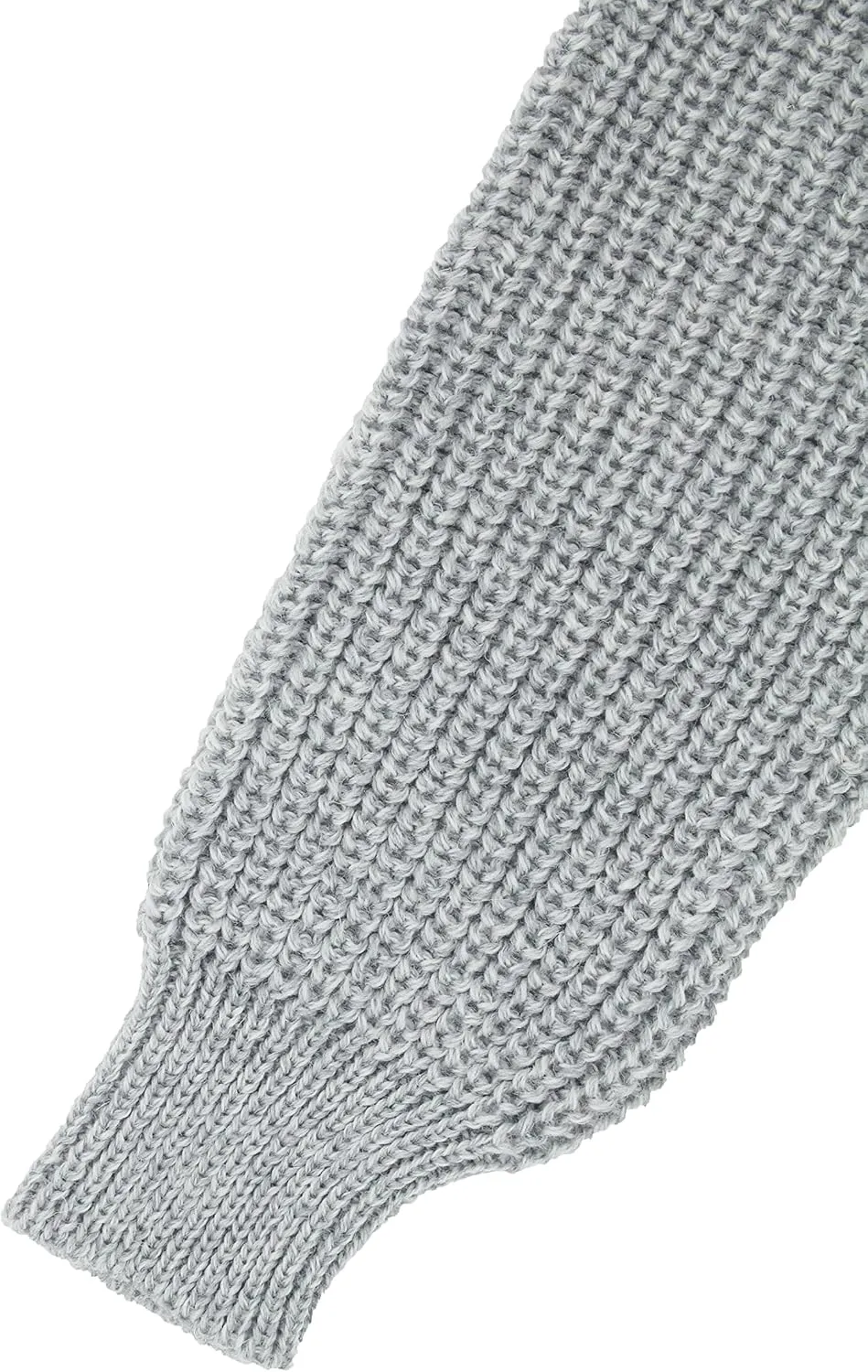 Aran Crafts Men's Fisherman Irish Rib Crew Neck Wool Sweater (100% Pure Wool)