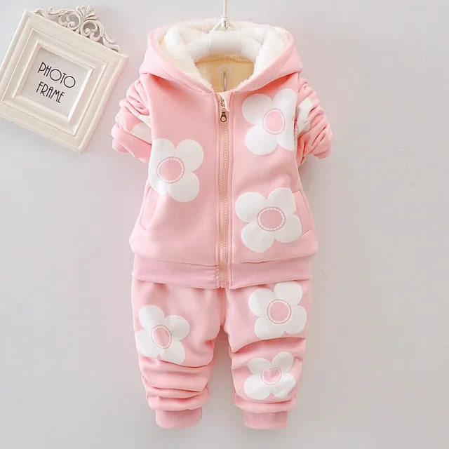 Baby Boys Girls Christmas Autumn Warm WaistCoat   Sweatshirt   Pants 3Pcs Infant Kids Children Sports Suit Toddler Clothes