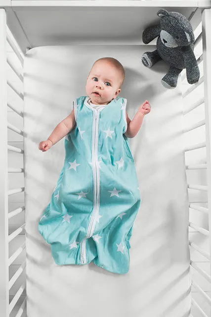 Baby Sleeping Bag 70cm Jersey Little Star - Jade