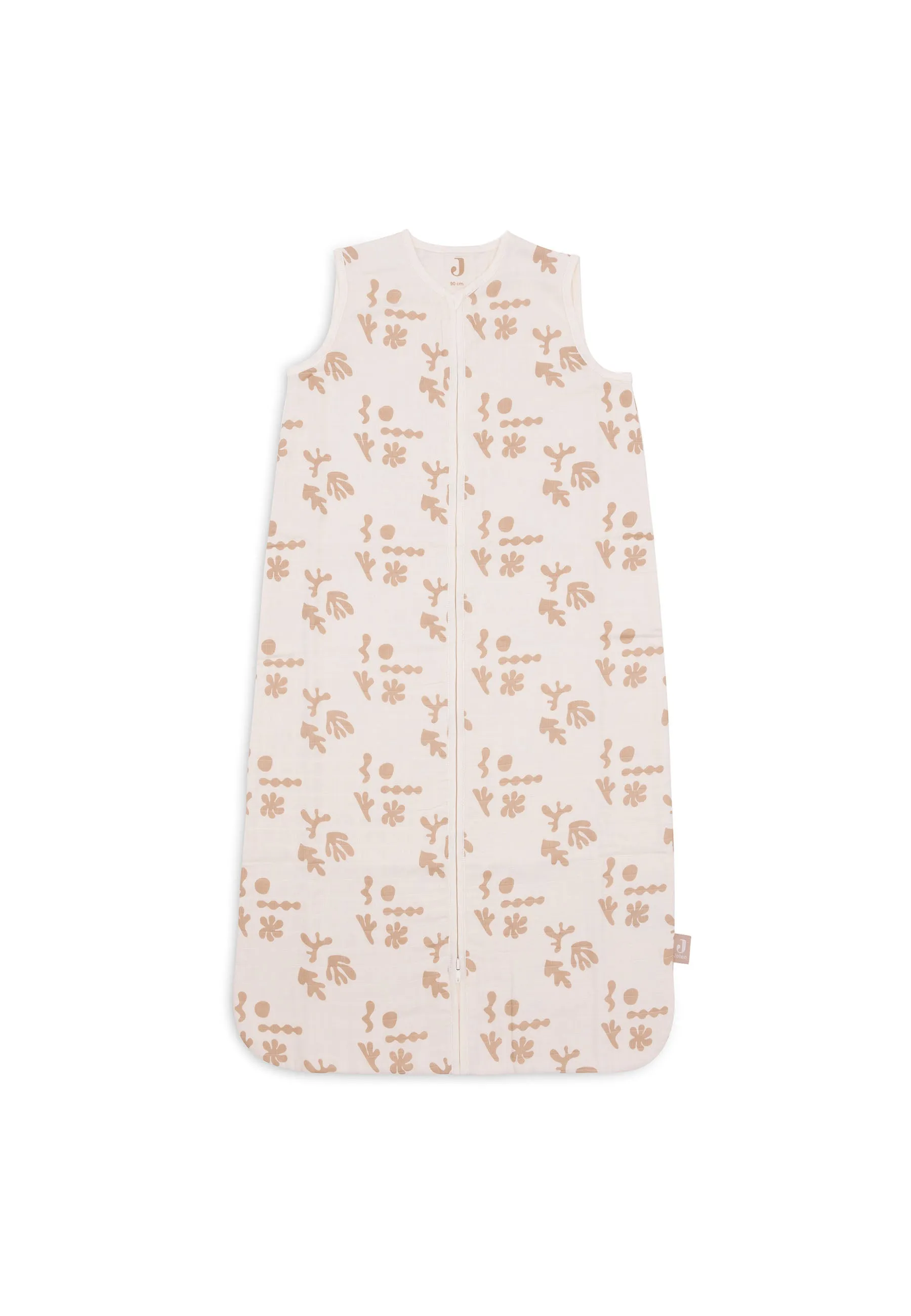 Baby Sleeping Bag Muslin 90cm Funky - Biscuit