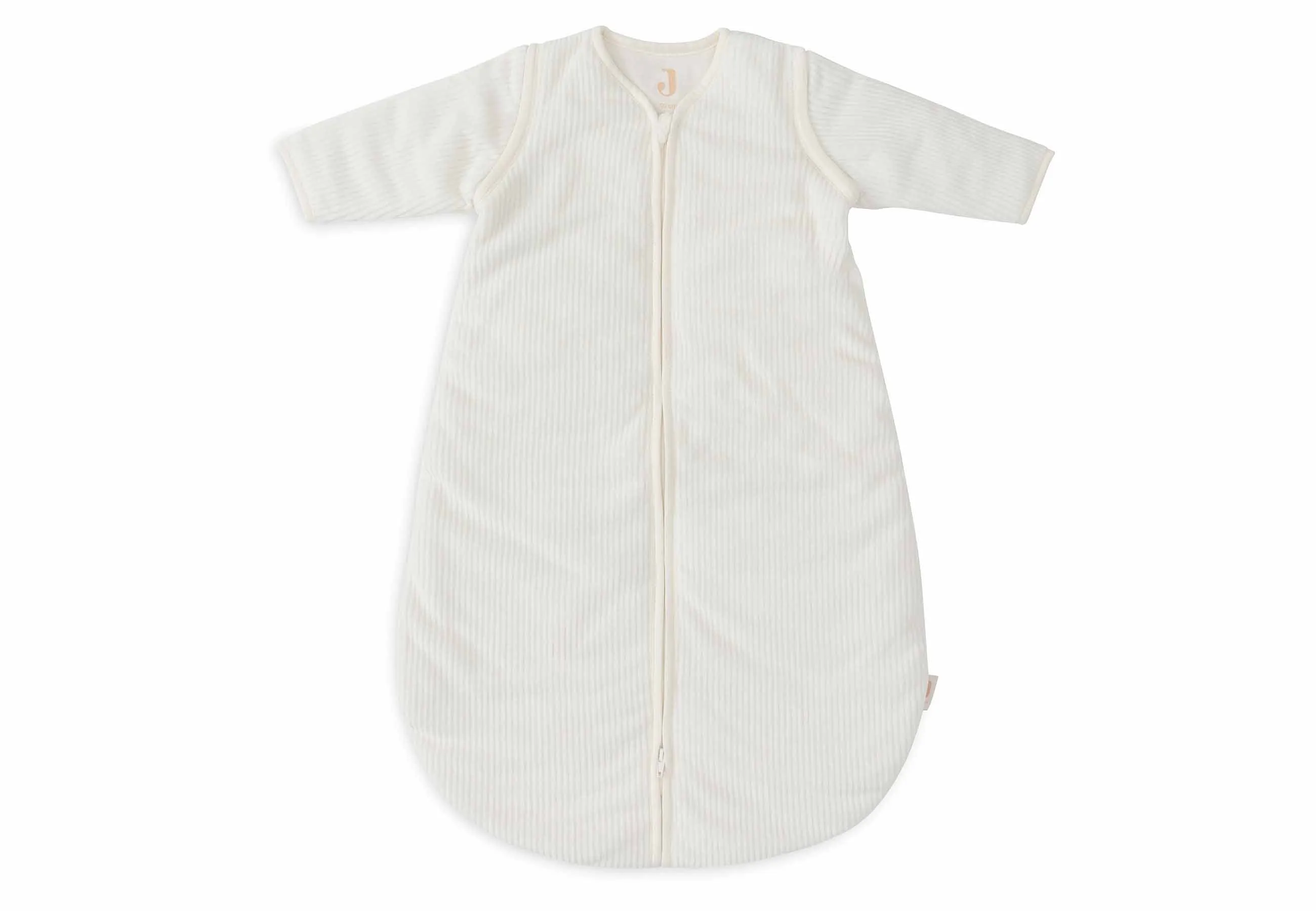 Baby Sleeping Bag with Removable Sleeves 60cm Rib - Ivory