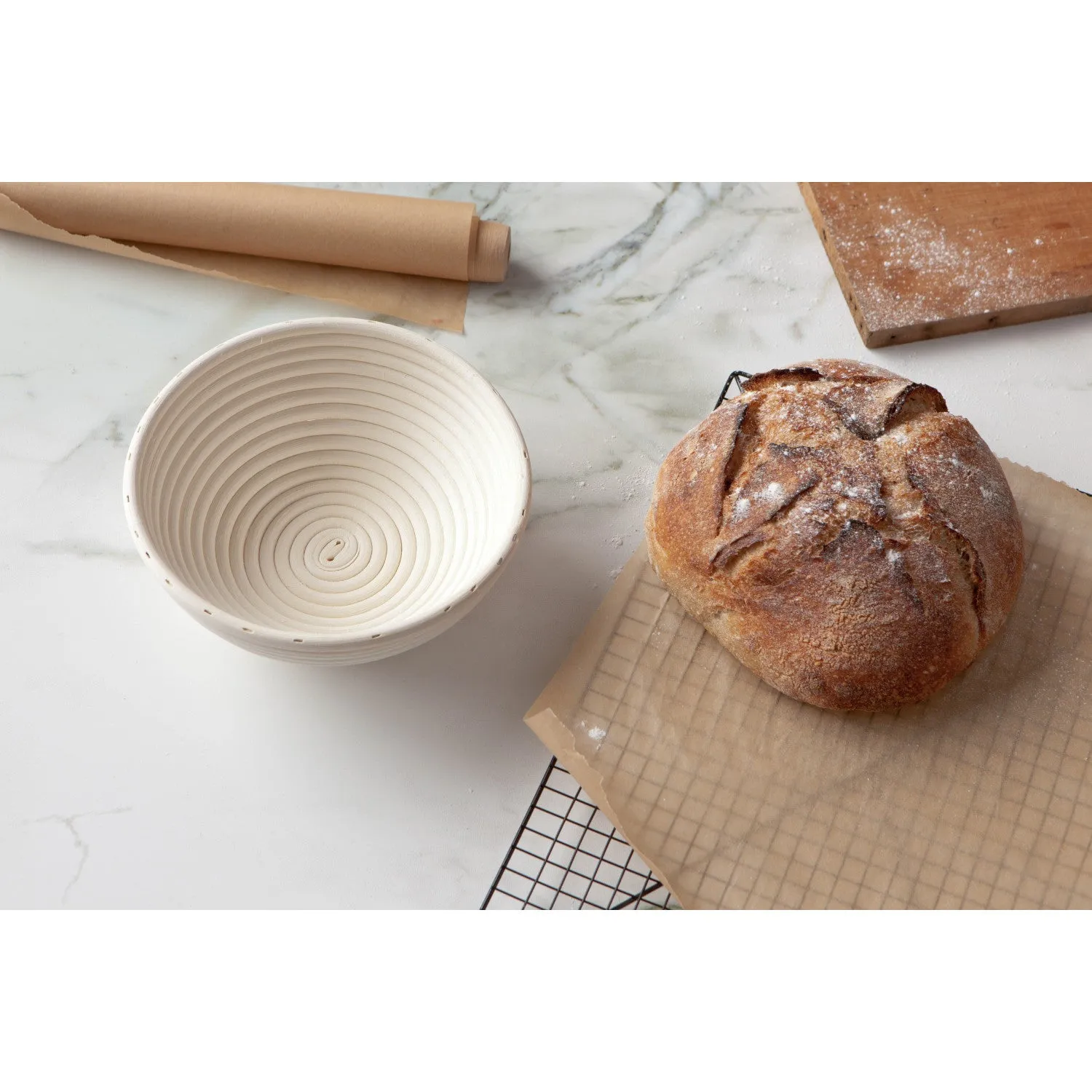 Banneton Bread Proofing Basket Round 9"