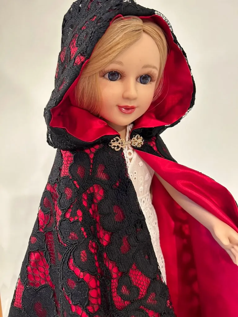 Black lace Cloak