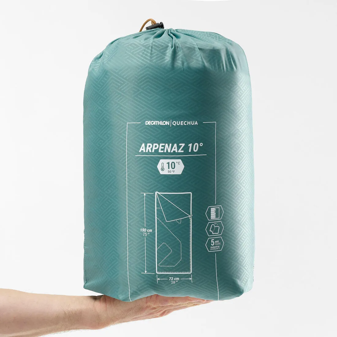 CAMPING SLEEPING BAG - ARPENAZ 10°