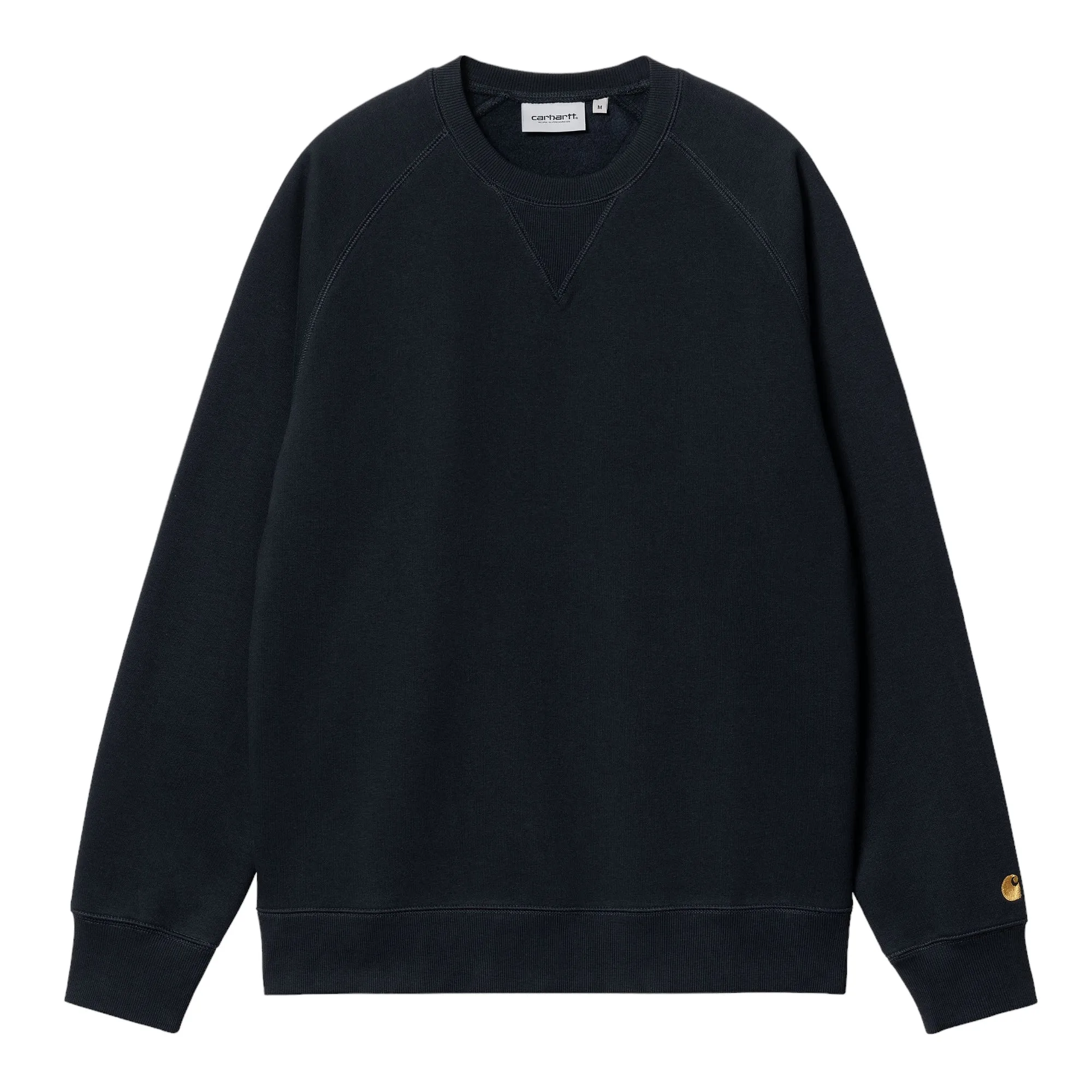 Chase Sweater Cotton - Dark Navy / Gold