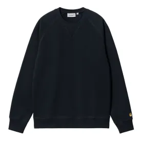 Chase Sweater Cotton - Dark Navy / Gold