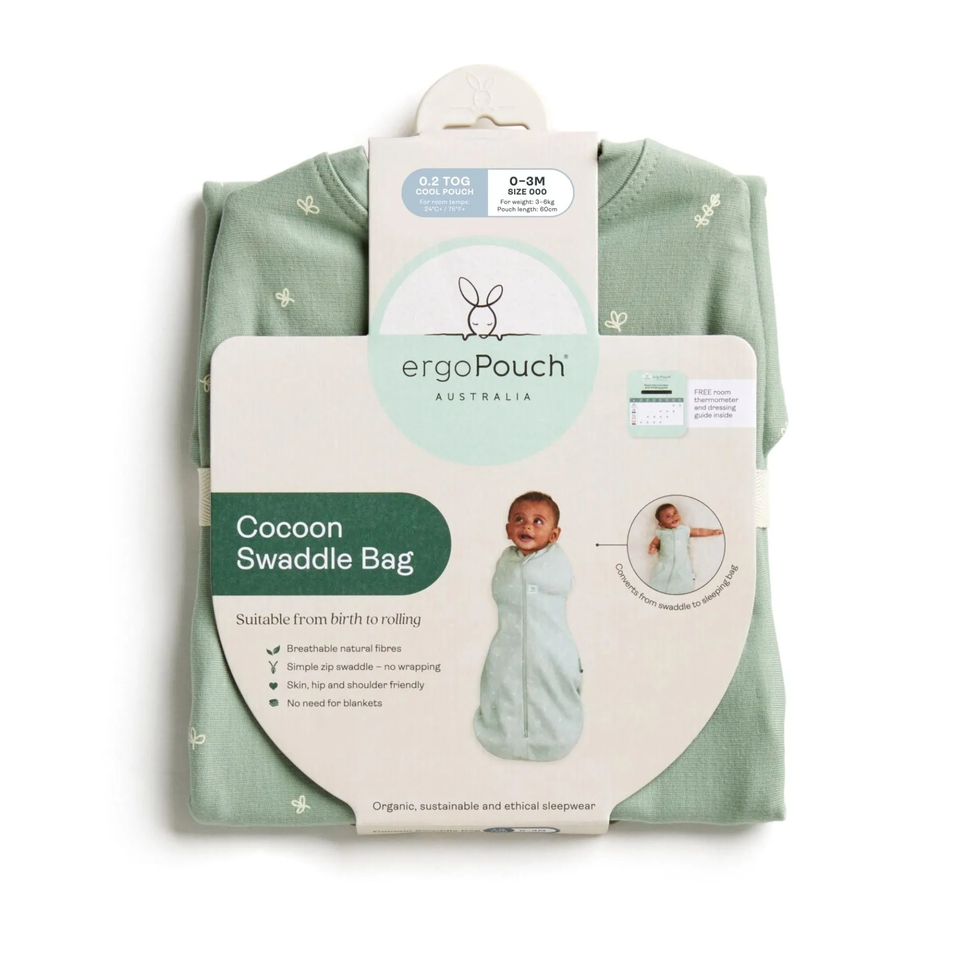 Cocoon Swaddle Bag 0.2 TOG Night Sky