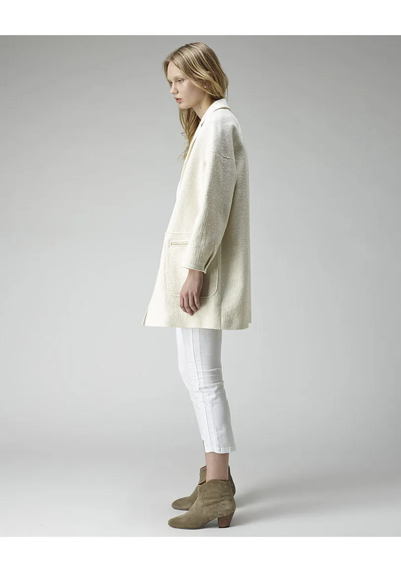 Cotton Cocoon Coat