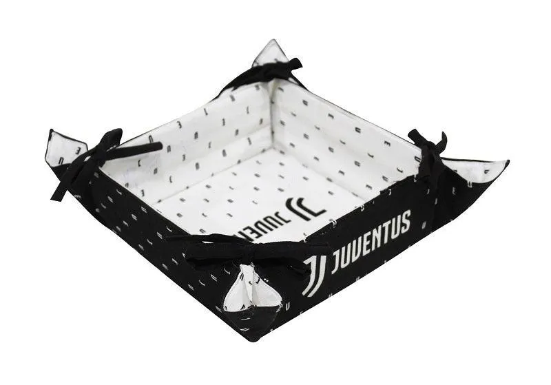 Cotton Solid Black Juventus Bread Basket Pack Of 1