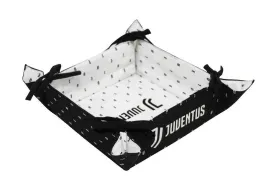 Cotton Solid Black Juventus Bread Basket Pack Of 1