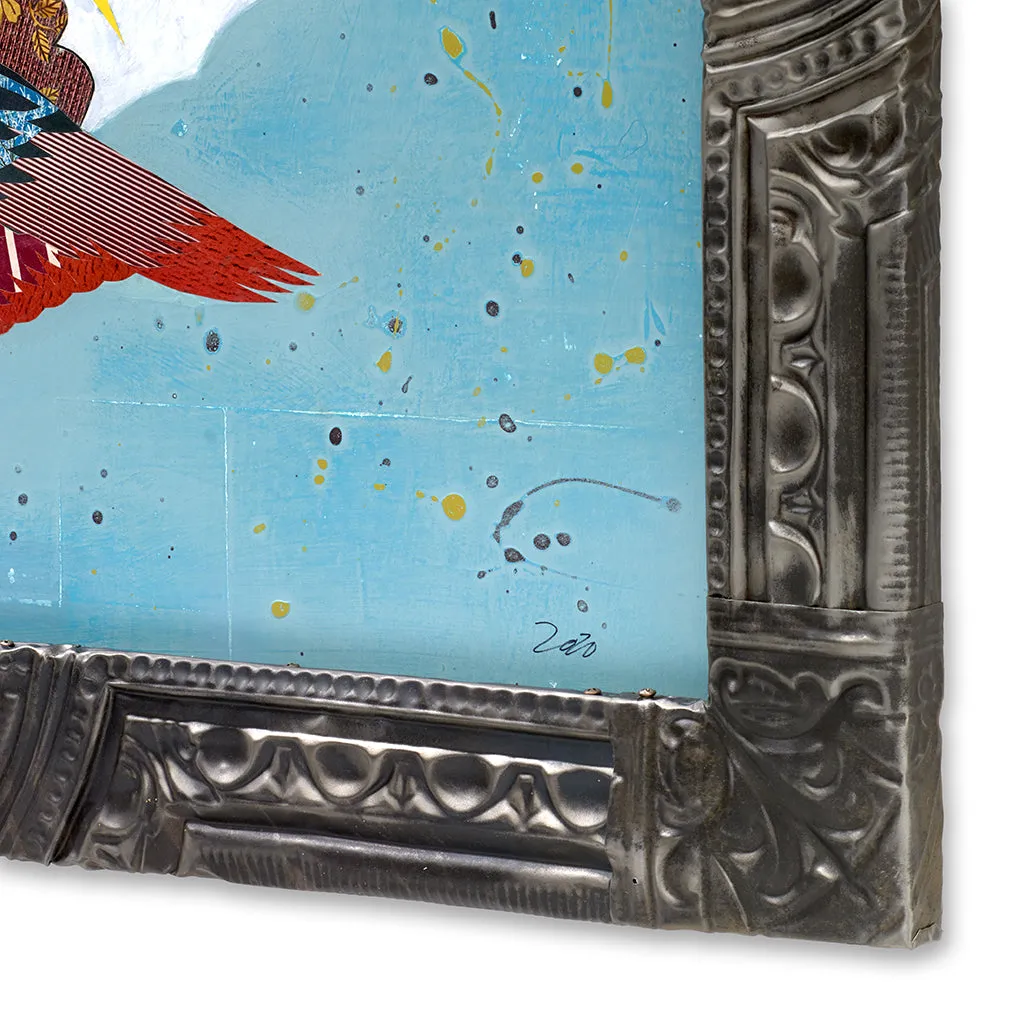 CUSTOM OUR LADY OF GUADALUPE original paper collage