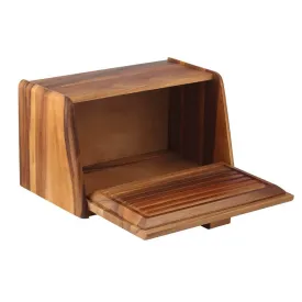 Davis & Waddell Acacia Wood Bread Bin