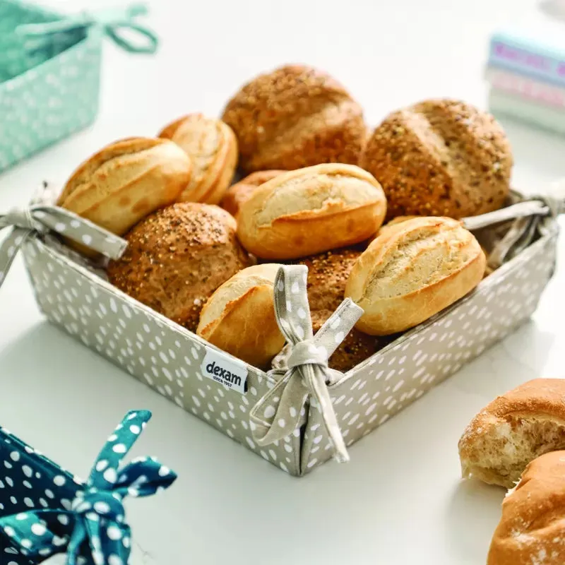 Dexam Sintra Recycled Cotton Spotted Bread Basket
