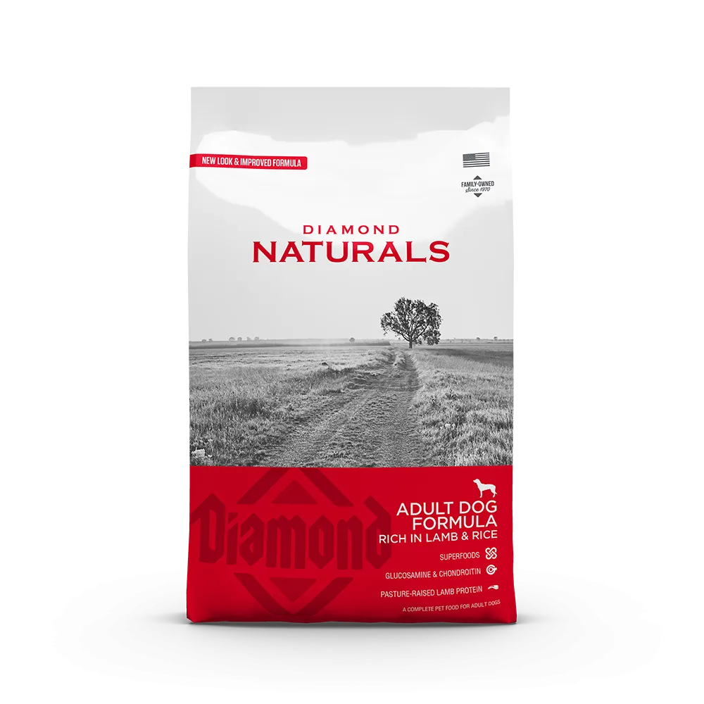 Diamond Naturals Dog Adult Lamb Meal & Rice Formula 15kg