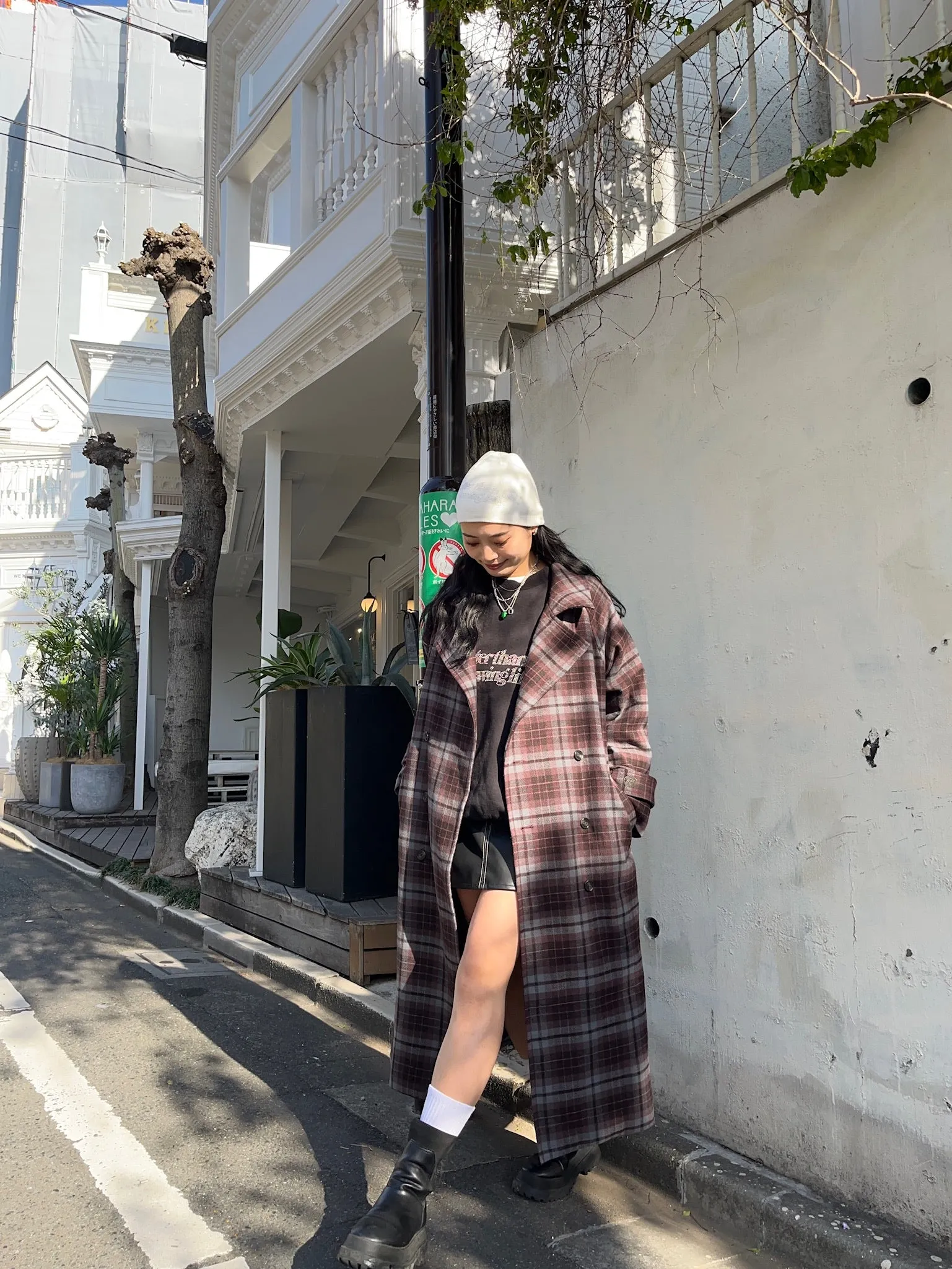 double long coat