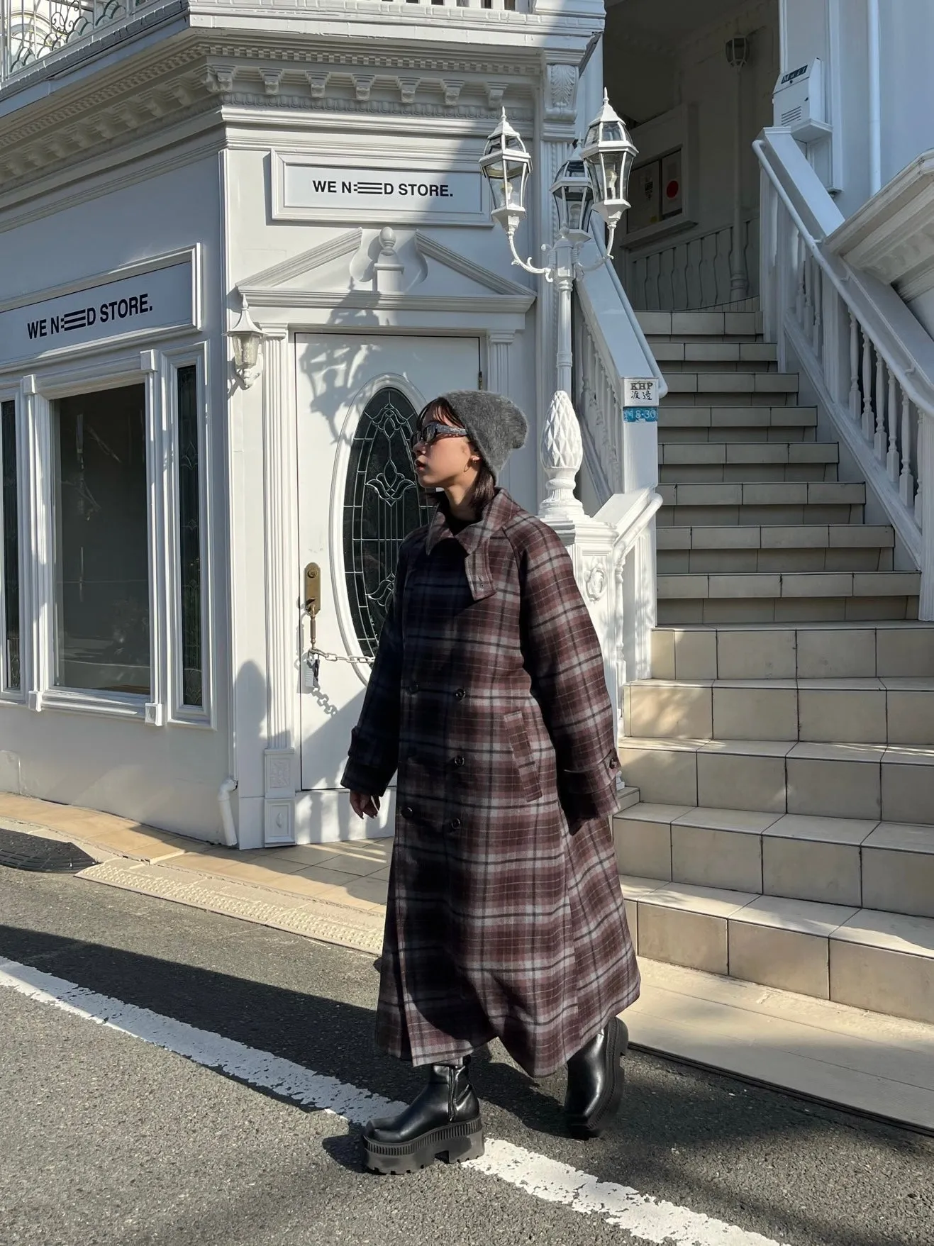double long coat