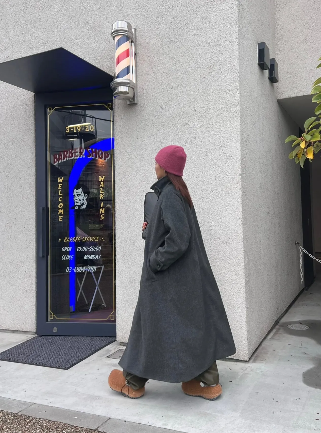 double long coat