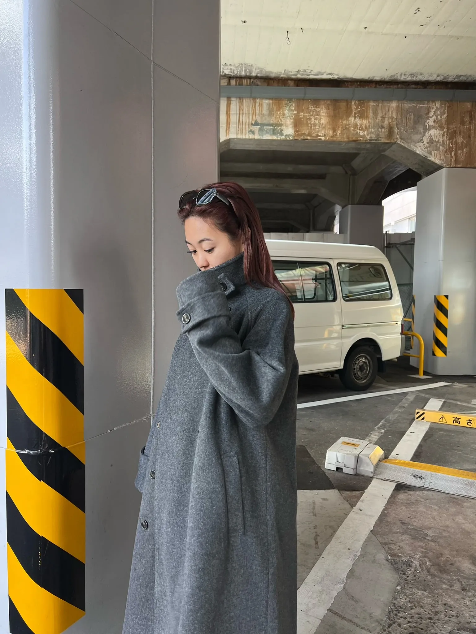 double long coat