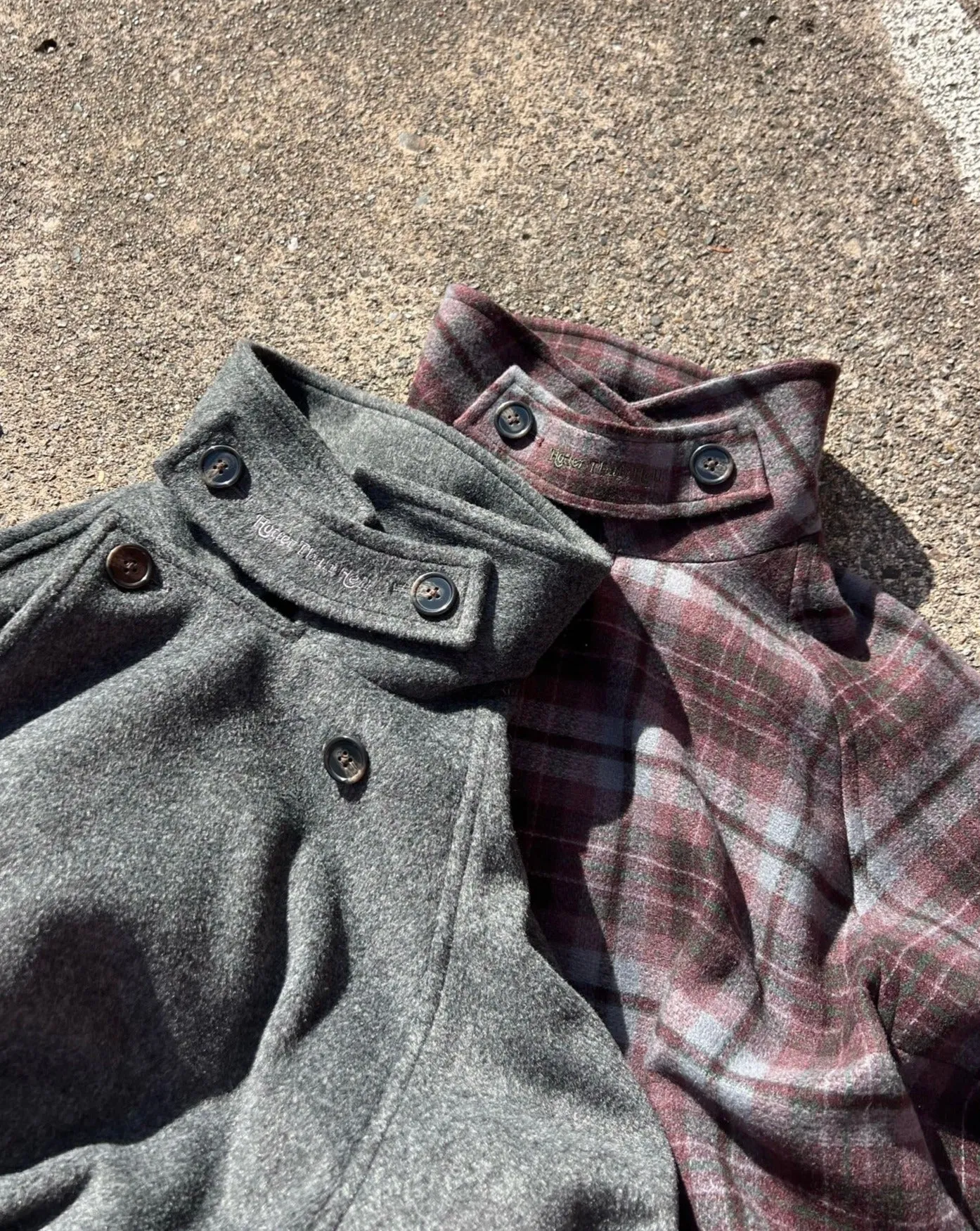 double long coat