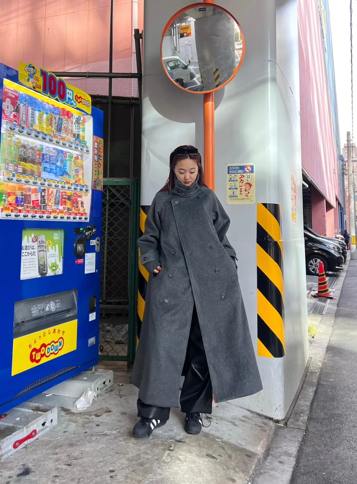 double long coat