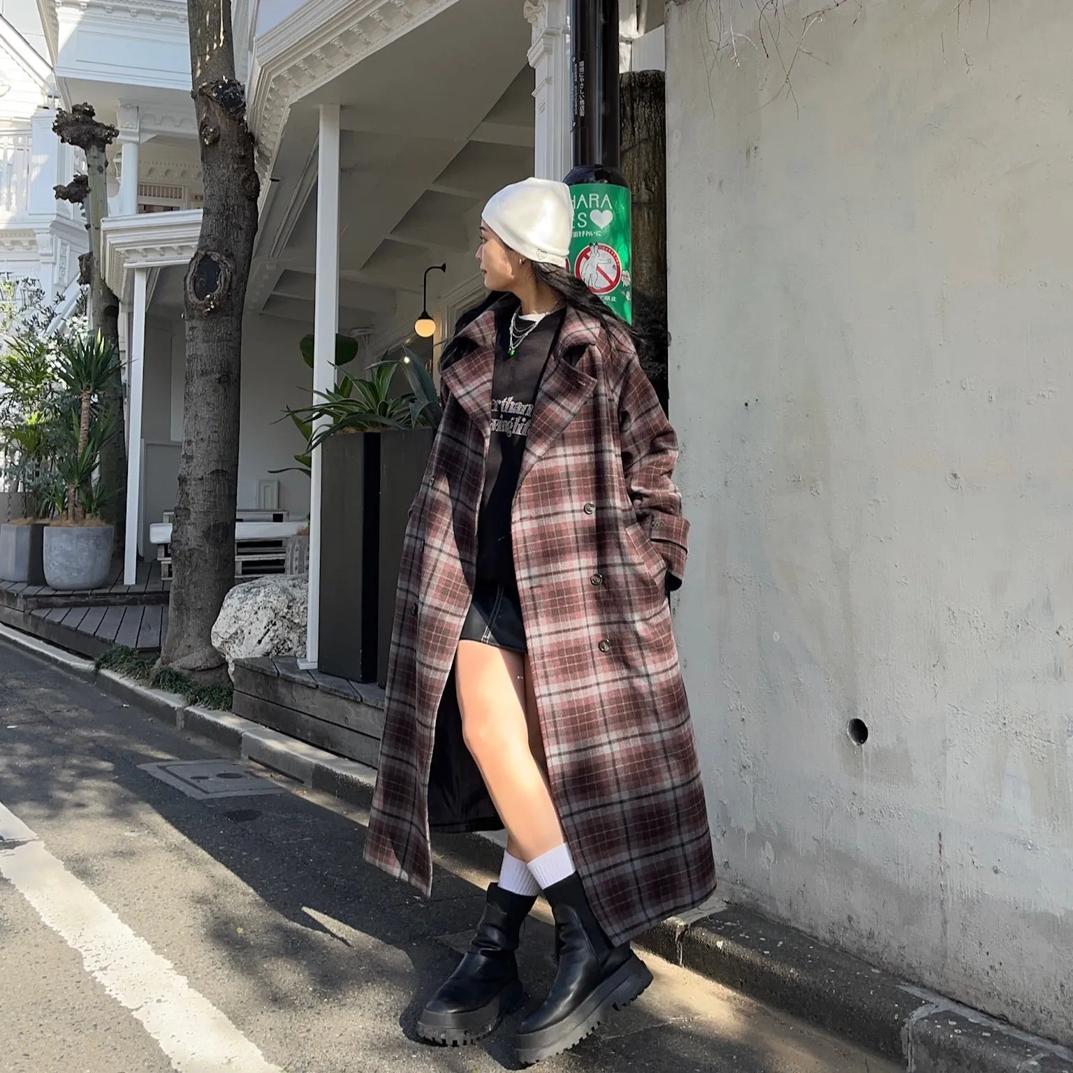 double long coat