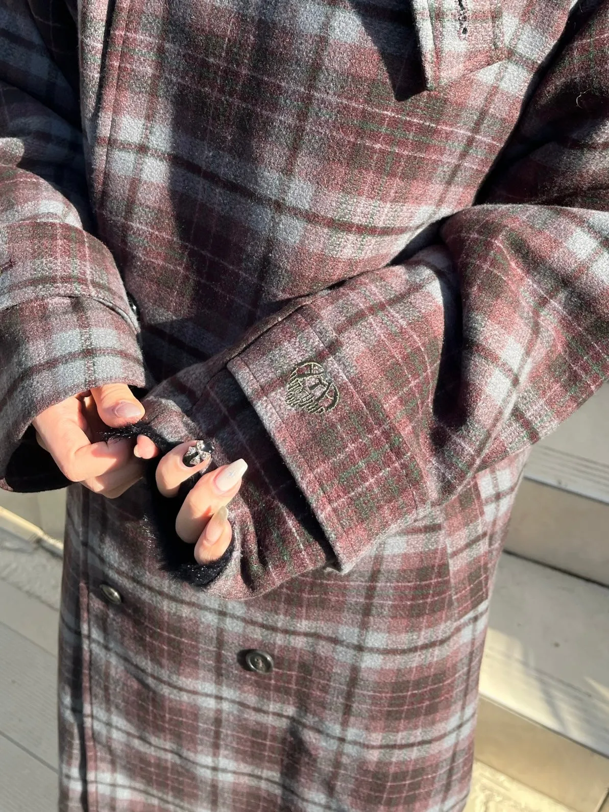 double long coat