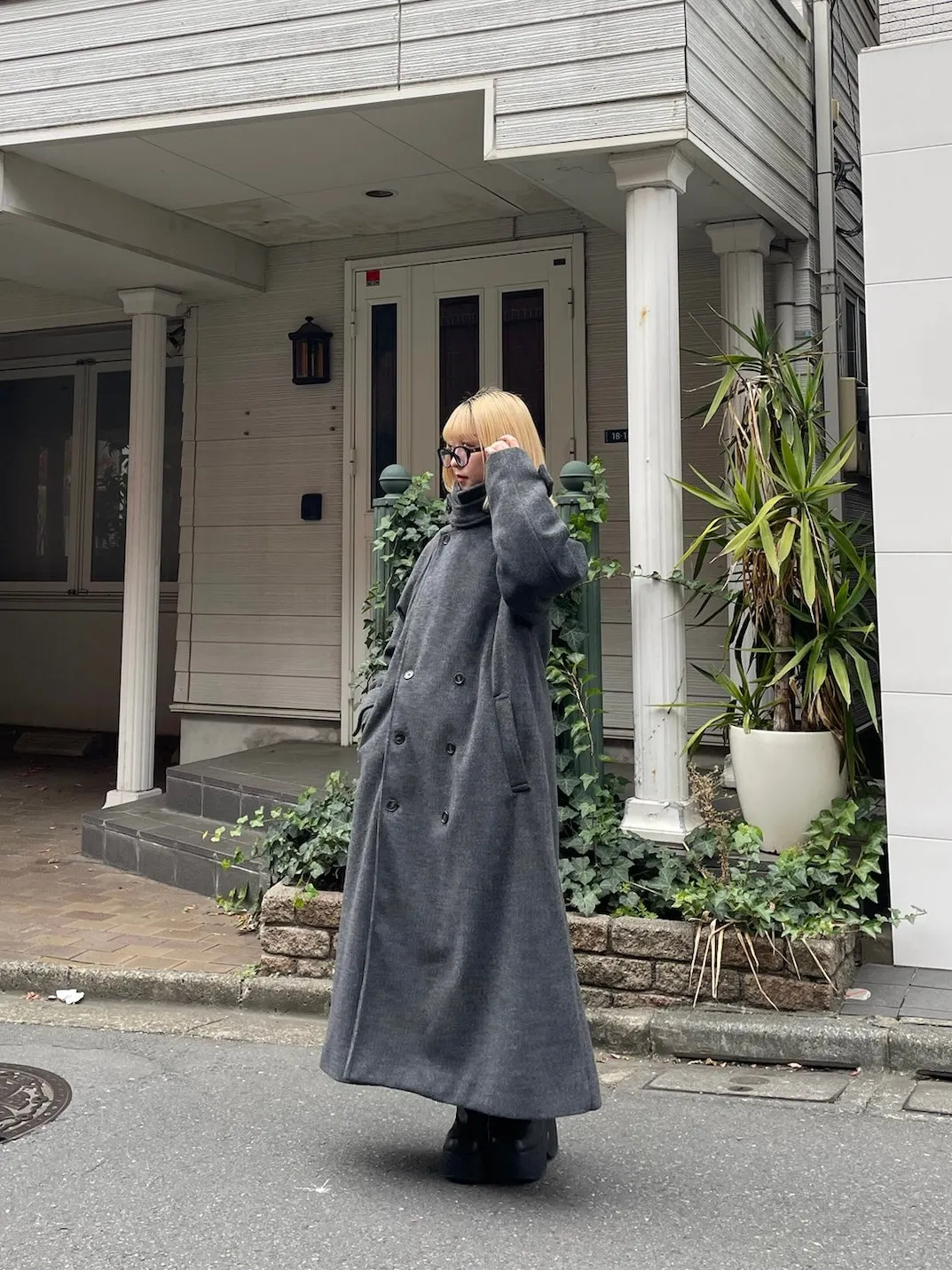 double long coat