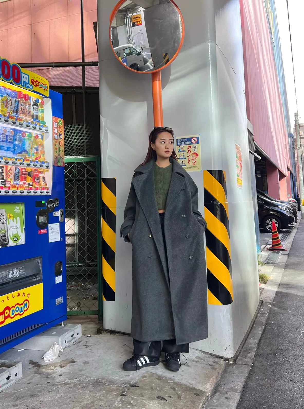 double long coat