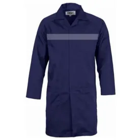 Dust Coat Navy Blue Poly Cotton Reflector (L) Size 38