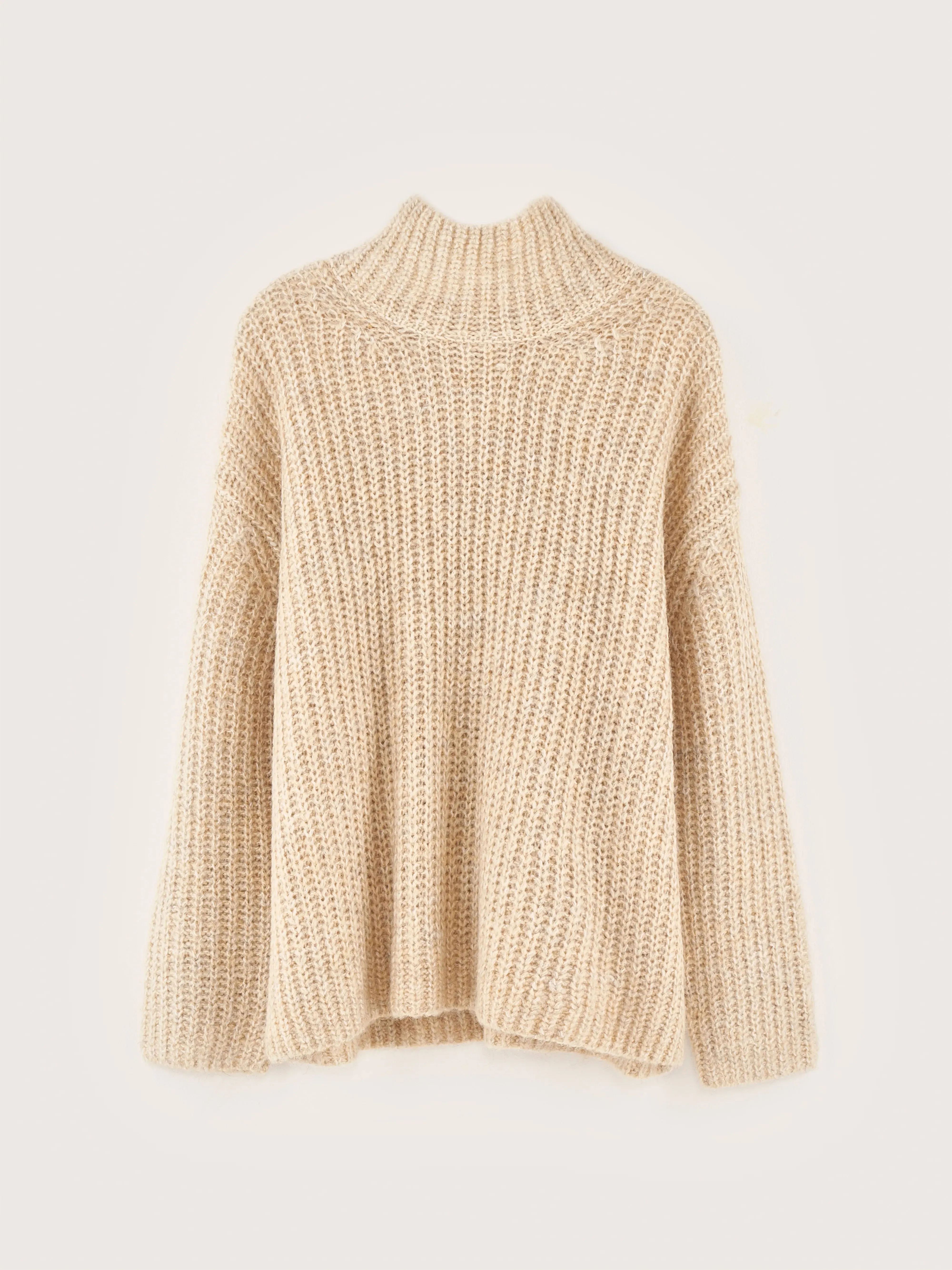 Gap funnel-neck sweater (242 / W / OATMEAL)