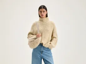 Gap funnel-neck sweater (242 / W / OATMEAL)