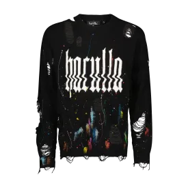 GLITCHED HACULLA KNITTED SWEATER