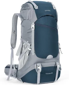 HOMIEE 50L Hiking Backpack Travel Bag Waterproof Camping Rucksack with Rain Cover Lightweight Backpacking Backpack