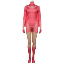 Invincible Atom Eve Cosplay Costume Jumpsuit Cloak Outfits Halloween Carnival Suit