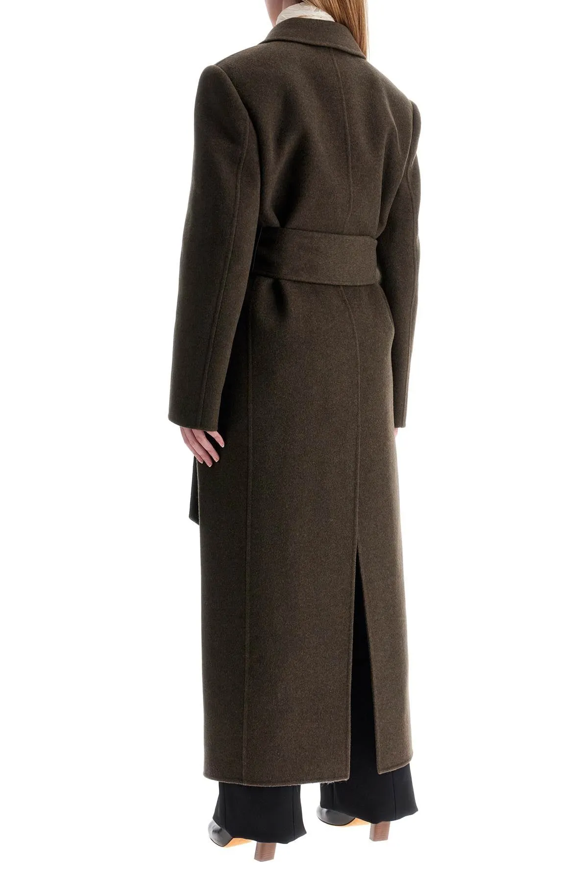 Khaite maxi robe coat 'lea