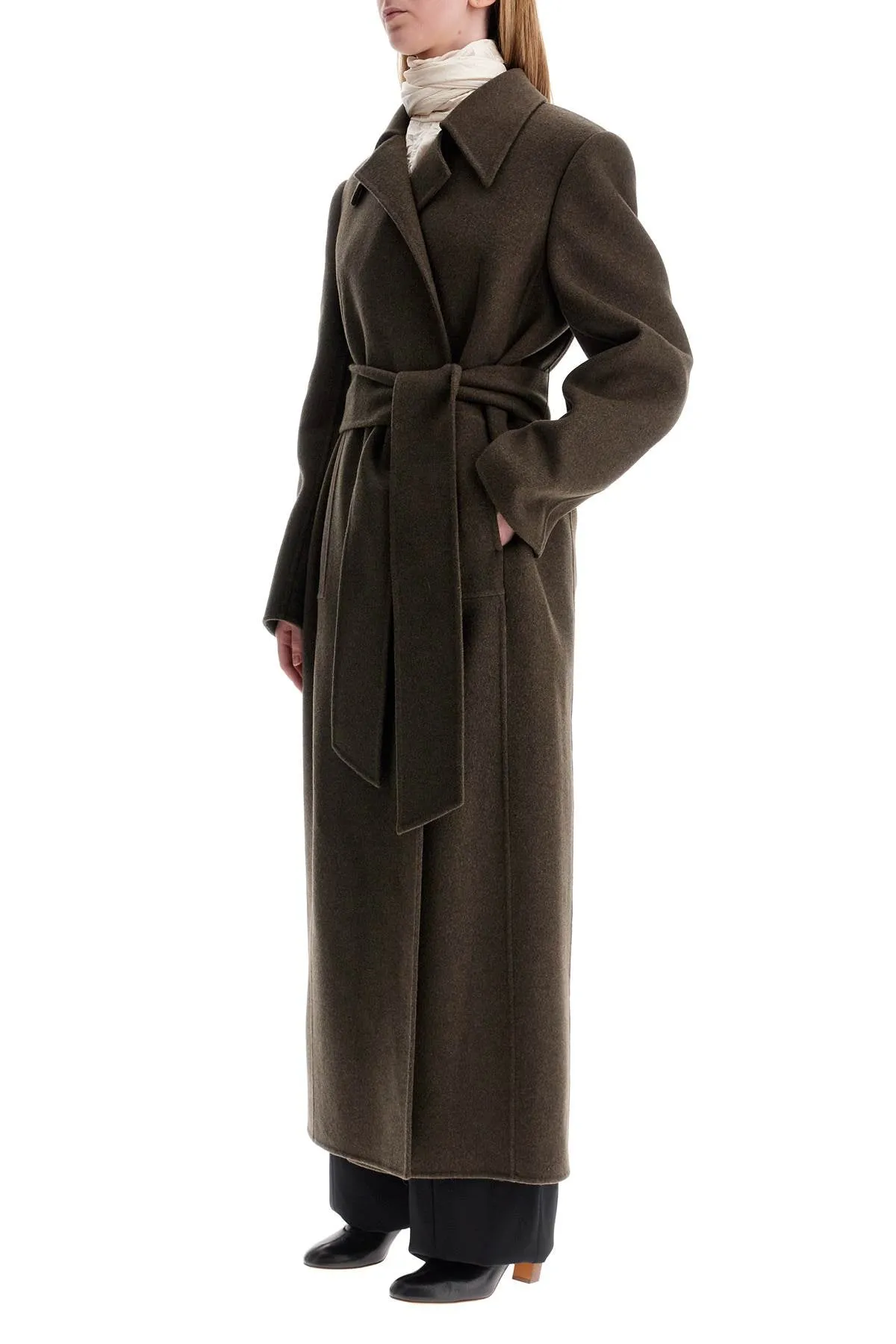 Khaite maxi robe coat 'lea