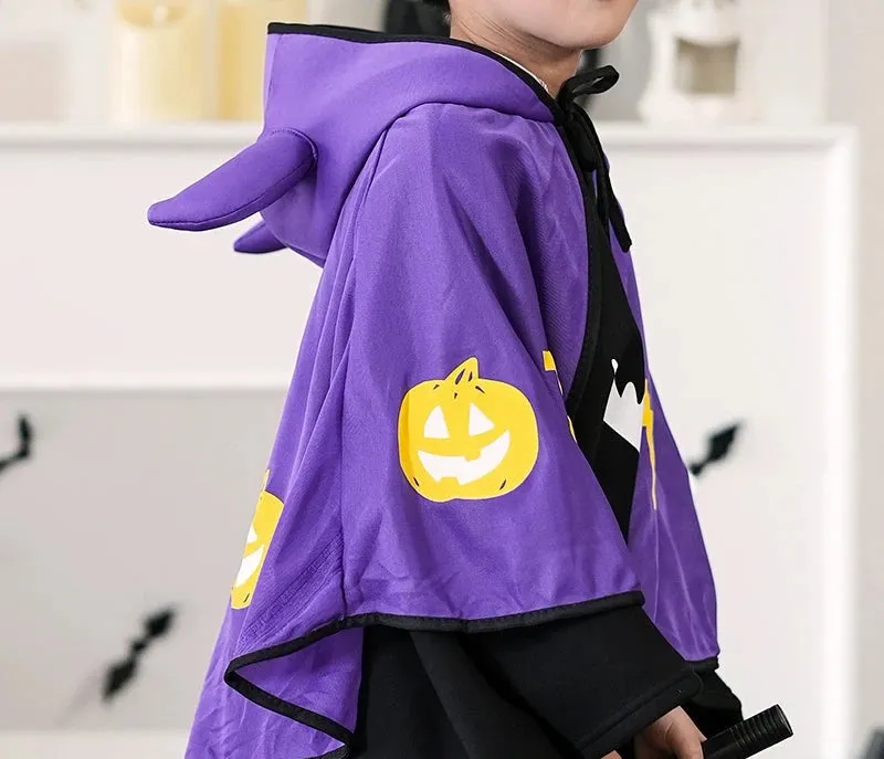Kids' Cloak Costume Set: Vampire and Demon
