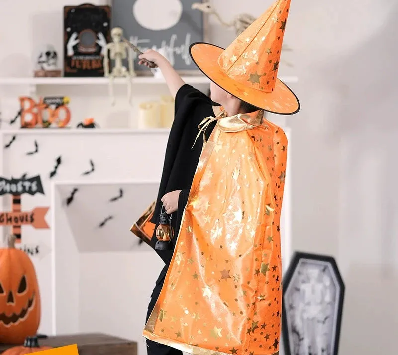 Kids' Cloak Costume Set: Vampire and Demon