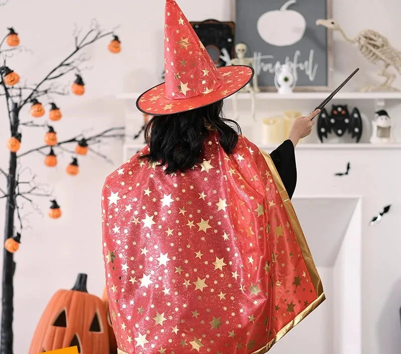 Kids' Cloak Costume Set: Vampire and Demon