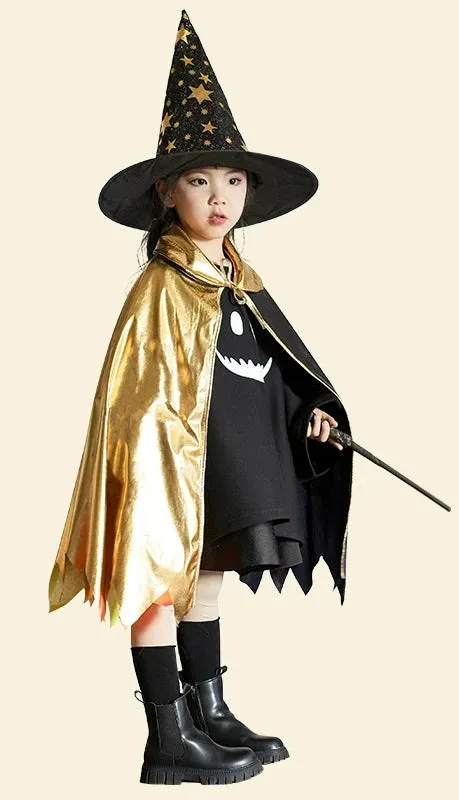 Kids' Cloak Costume Set: Vampire and Demon