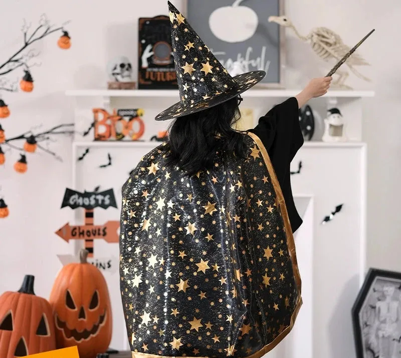Kids' Cloak Costume Set: Vampire and Demon