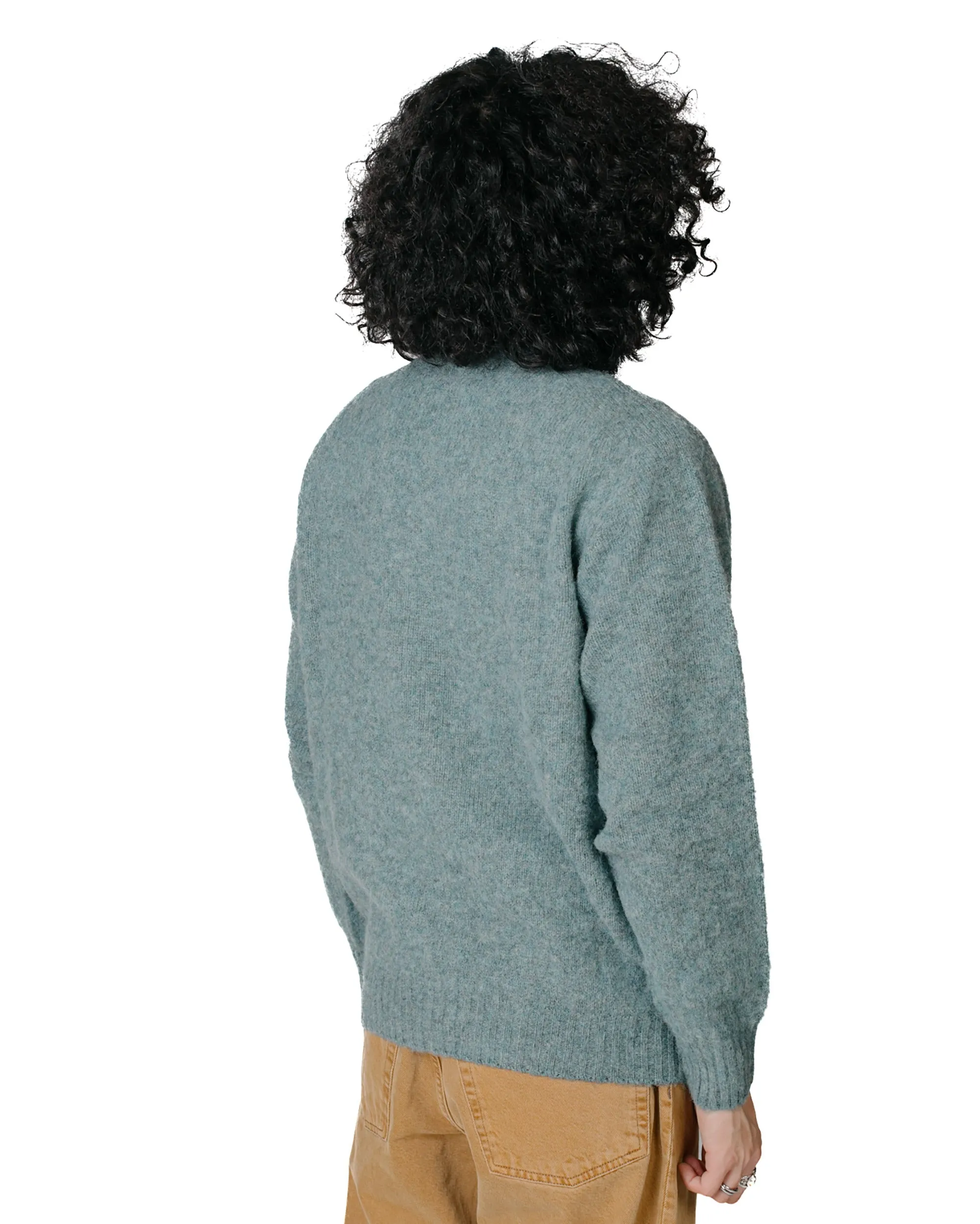 Lost & Found Shaggy Sweater Graphite Green