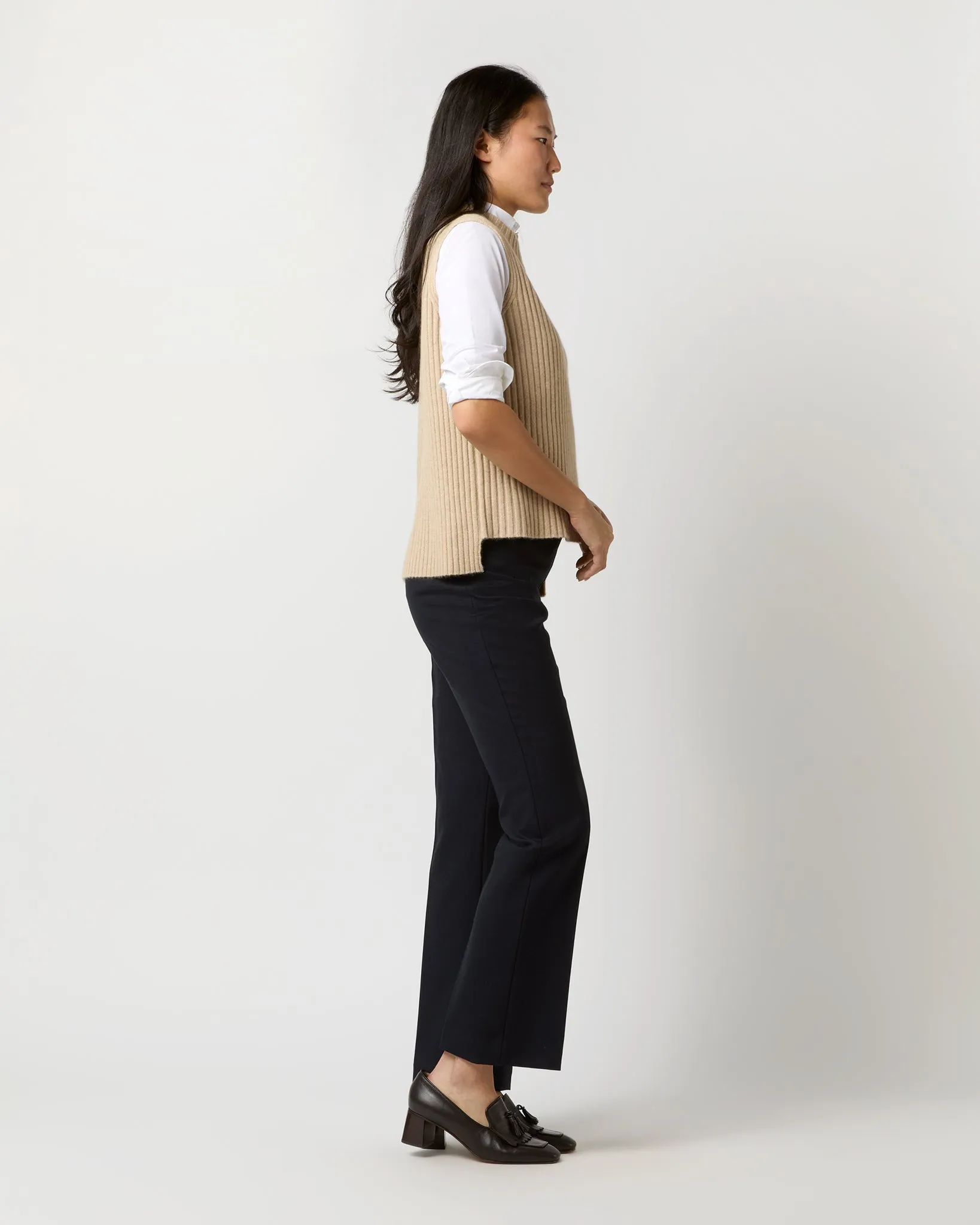 Louise Sweater in Oatmeal Cashmere