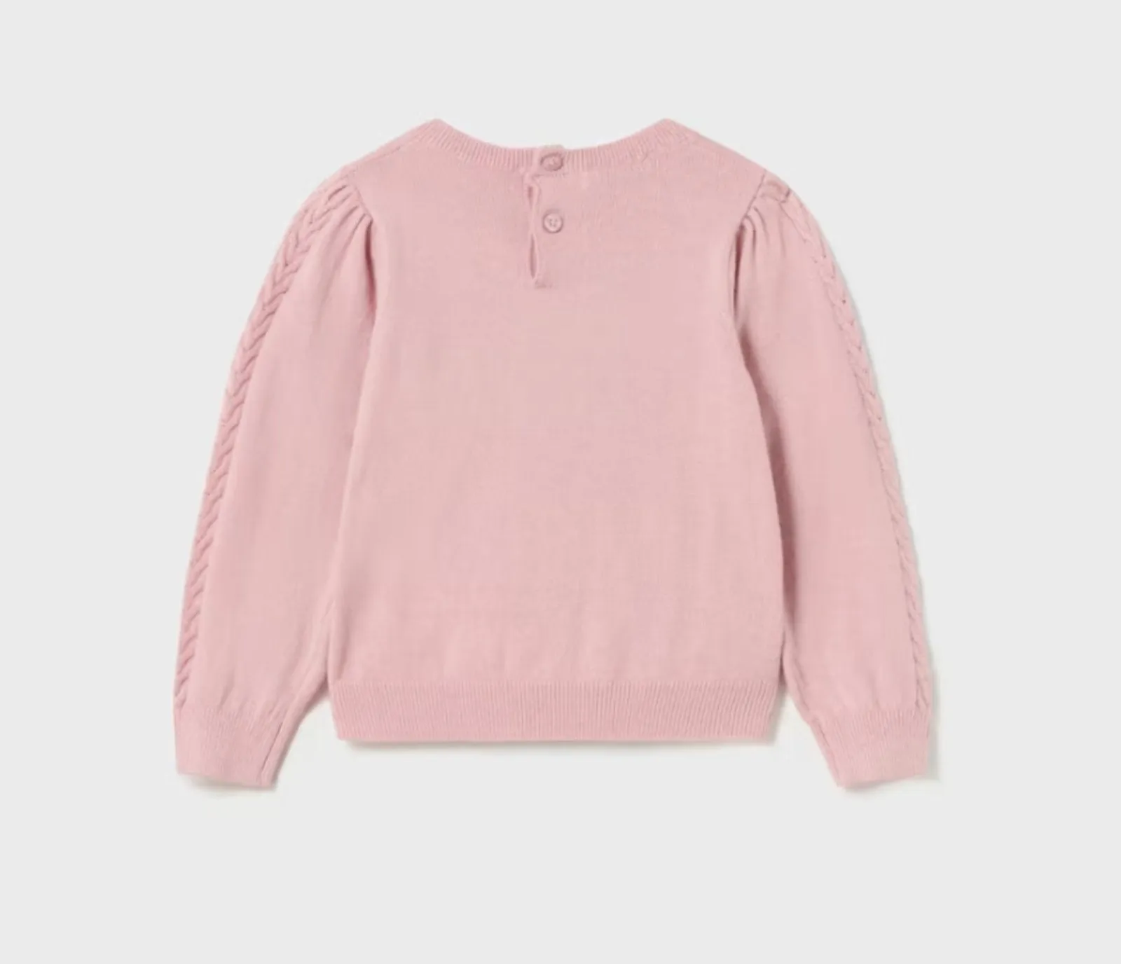 Mayoral Baby & Toddler Girls Rose Kitten Knit Sweater
