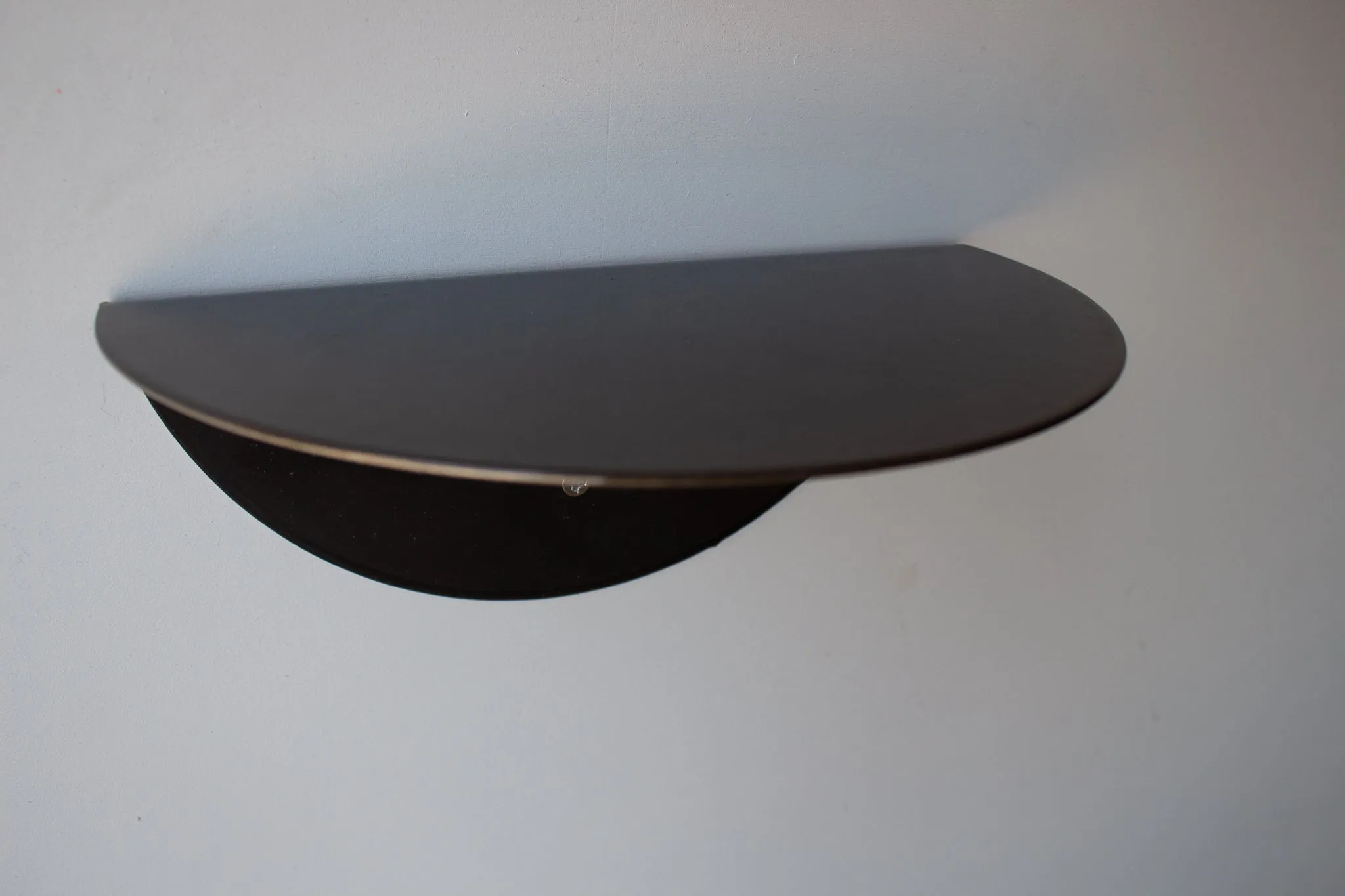 Modern Metal Semi-Circle Floating Shelf - Half Moon Shelf - Bedside Shelf - Floating Night Stand